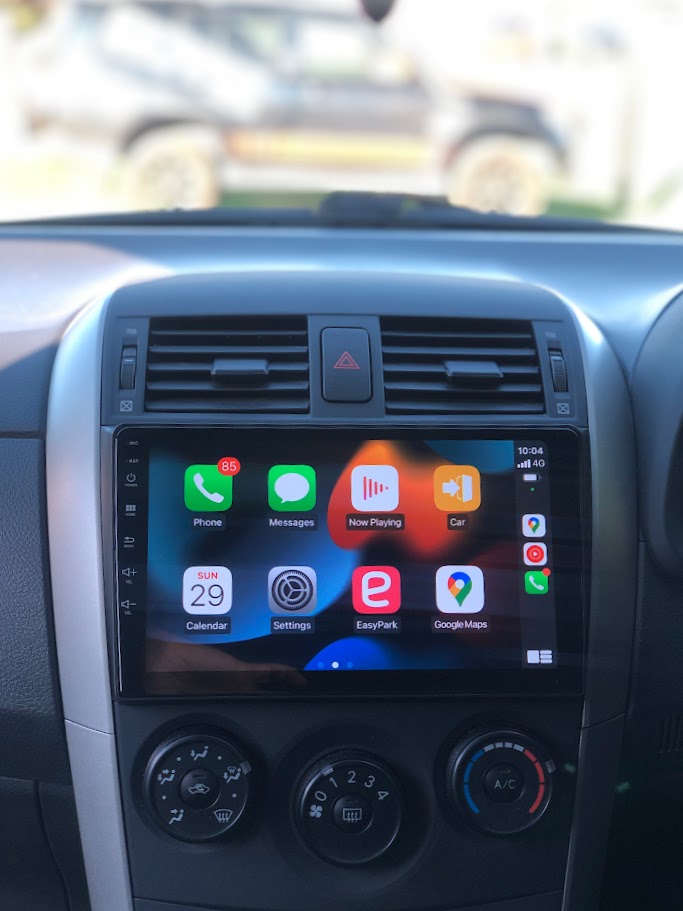 TOYOTA Corolla Sedan 2007-2012 Wireless Carplay Android Auto Headunit Aftermarket Infotainment System by Extnix