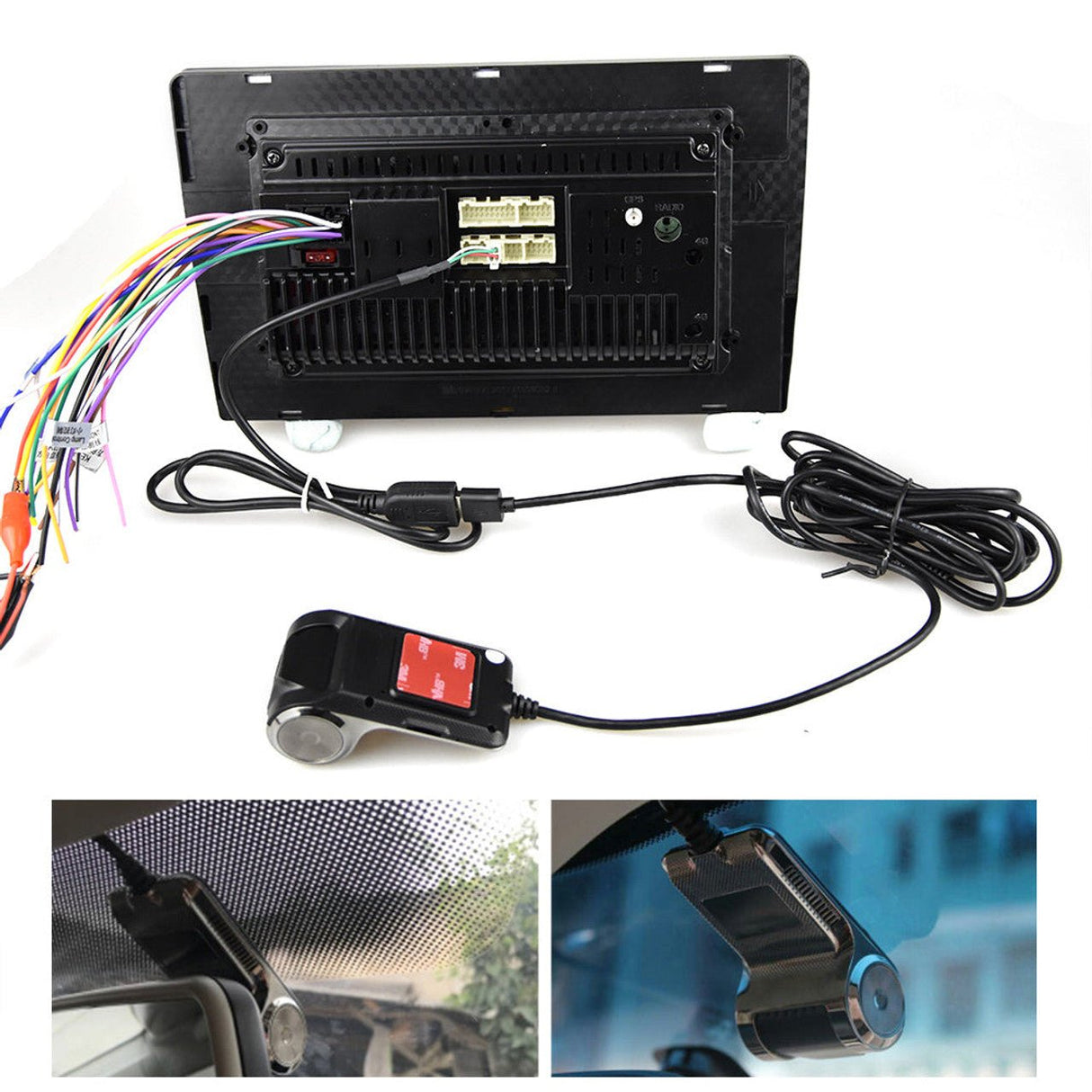 Front Dash Camera HD with Night Vision (for Android head units) - EXTNIX