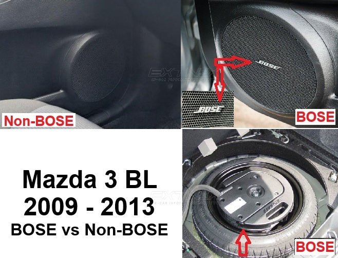 EXTNIX Mazda 3 BL Infotainment System Wireless Apple CarPlay Bose Compatible - EXTNIX