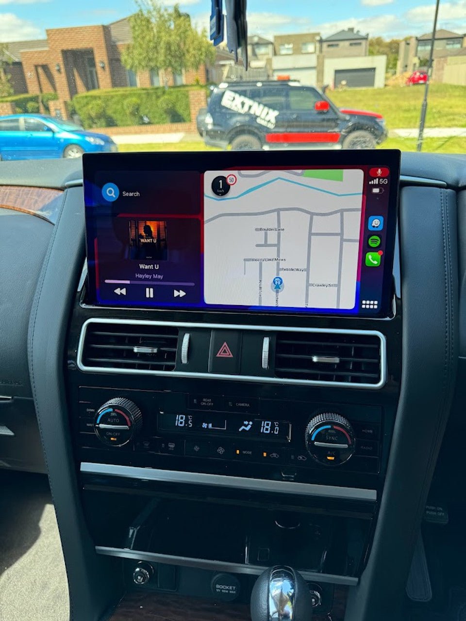 Nissan Patrol Y62 13.1" Premium Infotainment System Wireless Apple CarPlay Android Auto - EXTNIX