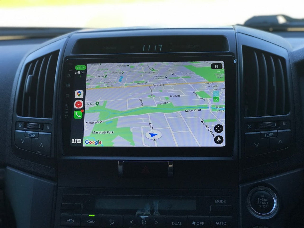 Wireless Apple CarPlay & Android Auto Headunit upgrade to suit Toyota Landcruiser 200 Series 07 - 15 | Extnix - EXTNIX