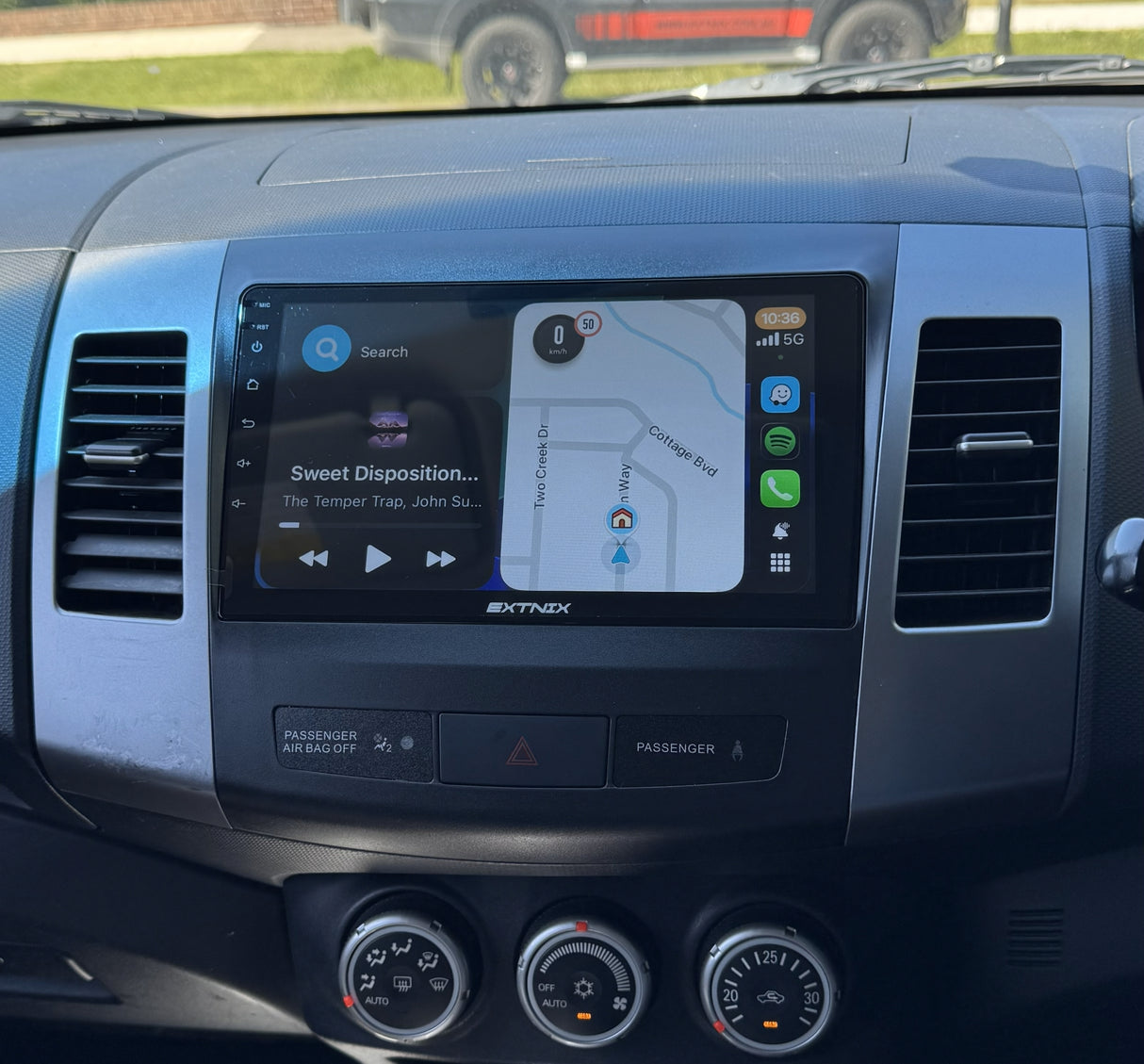 Mitsubishi Outlander ZG ZH Apple CarPlay Android Auto Infotainment System Rockford Compatible