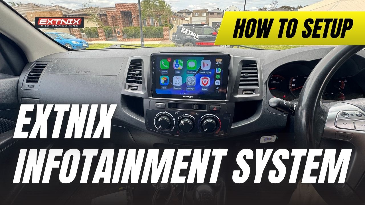 How to setup Extnix Wireless Apple CarPlay & Android Auto Infotainment Headunit - EXTNIX