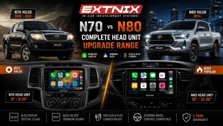 Toyota Hilux Head Unit Upgrade | N70 & N80 | Wireless CarPlay | EXTNIX