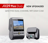 Viofo A129 Plus Duo Dual Channel Dash Cam - Front 2K 1440P & Rear 1080P with Wi-Fi & GPS