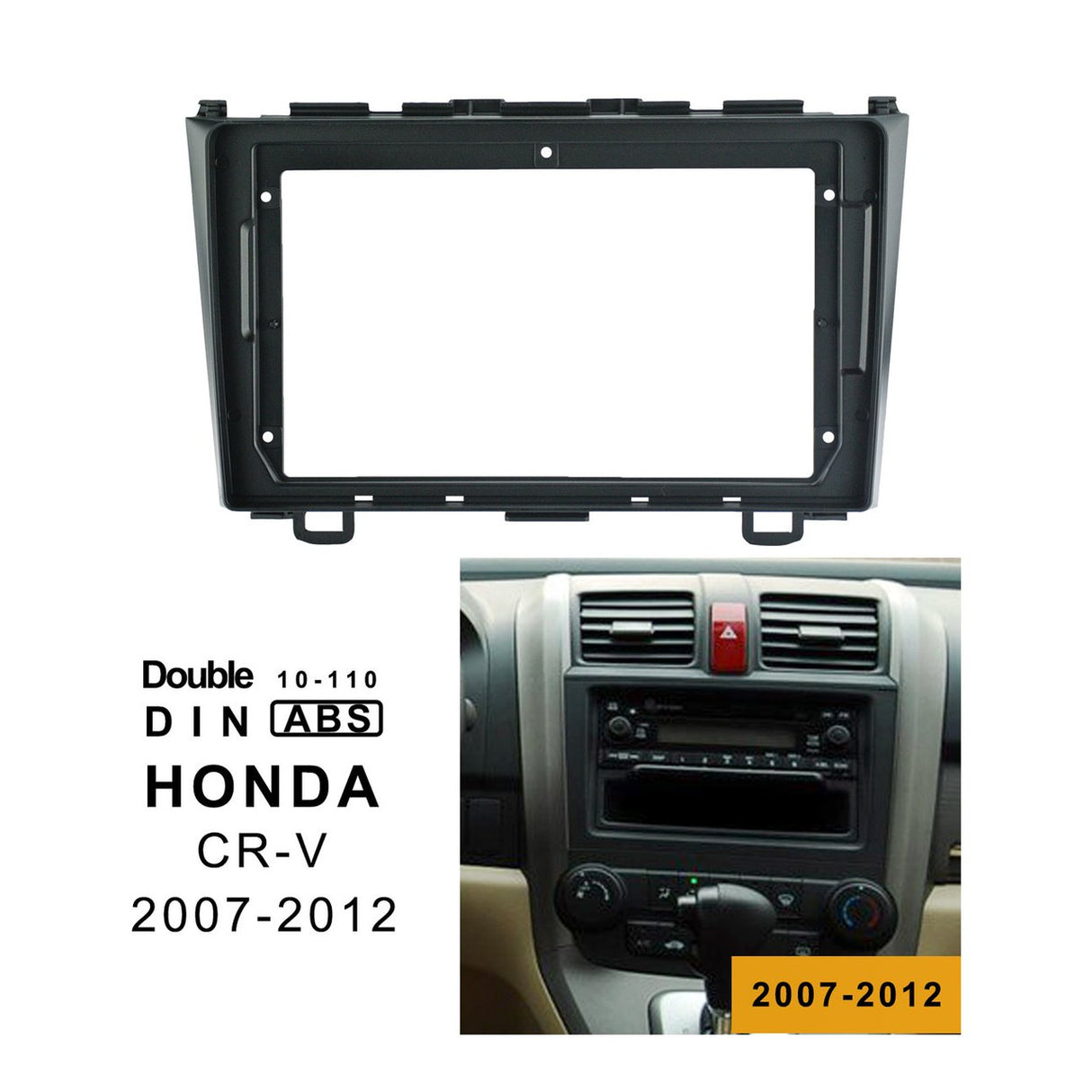 EXTNIX HONDA CR-V CRV 2007 - 2011 Frame Fascia for 9 inch Android Screen