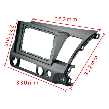 EXTNIX Honda Civic (RW) 2007-2011 Frame Fascia for 10.1 inch Android Screen