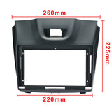 EXTNIX Isuzu D-Max MU-X Holden Colorado Frame Fascia for 9 inch Android Screen