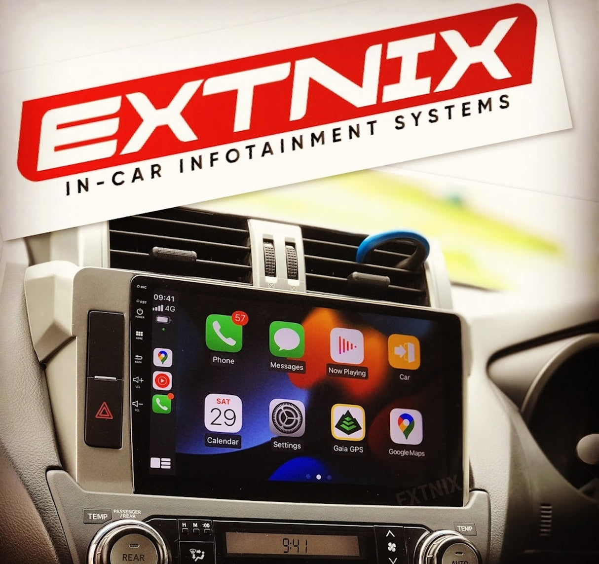 Extnix Toyota Landcruiser Prado 150 Series 2014 -2017 Infotainment System Upgrade