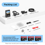 4K Front + 4K Waterproof Rear Camera with Dual Sony STARVIS 2 Sensors, 2-Channel 4K HDR, F1.5 Super Aperture and IP67 Rating Waterproof Lens