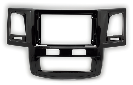 Extnix Toyota Hilux N70 2012-2015 SR5 Fascia Frame for 9" Android Systems Digital Climate Control