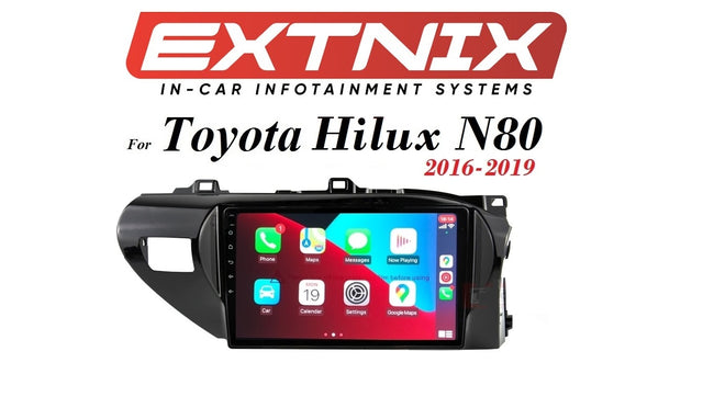 Toyota Hilux N80 Premiun Wireless Apple Carplay Infotainment System Upgrade