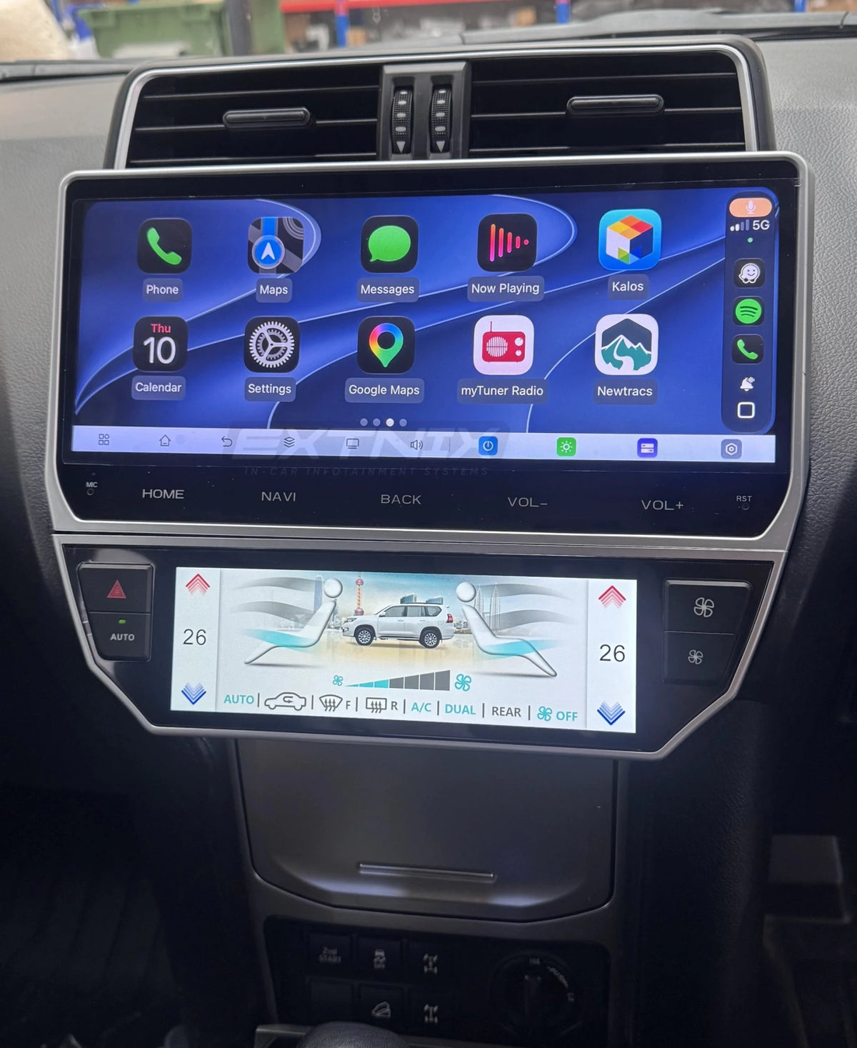 12.3" Wireless CarPlay Head Unit to suit Toyota LandCruiser Prado 150 Series 2018–2023 | Extnix - EXTNIX