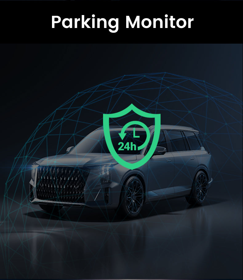 Extnix Dash Camera 2CH 4K Front + 1080P Rear DashCam, Parking Mode and Hardwire Kit