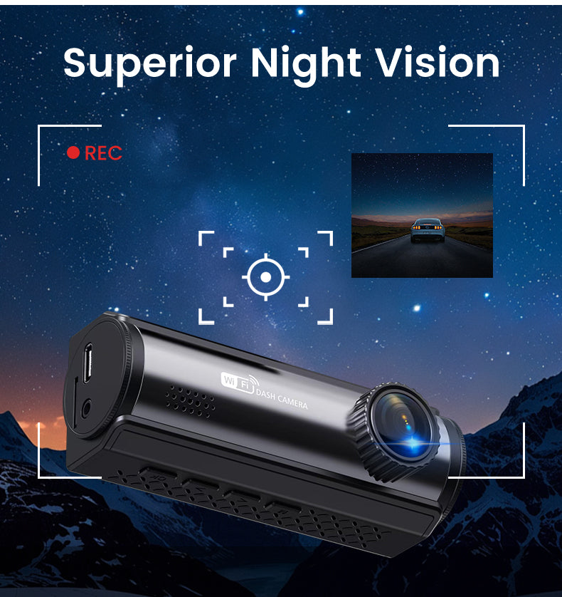 Extnix Dash Camera 2CH 4K Front + 1080P Rear DashCam, Parking Mode and Hardwire Kit