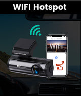 Extnix Dash Camera 2CH 4K Front + 1080P Rear DashCam, Parking Mode and Hardwire Kit