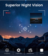 Extnix Dash Camera 2CH 4K Front + 2K Rear DashCam with GPS Positoning, Parking Mode and Hardwire Kit