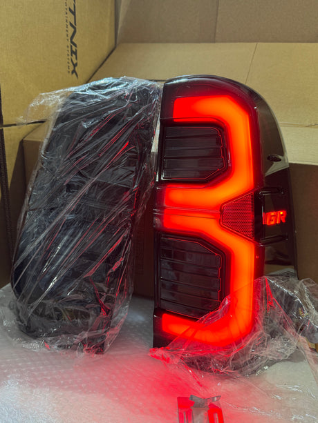 Extnix LED Tail-Lights Suitable For Toyota Hilux N70 2012 -2015 Blacked Out