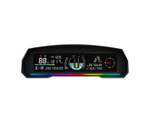 Extnix 4X4 Off Road Multi Information Display Inclinometer With Elevation Attitude Voltage Compass Calender Longitude Latitude Pitch Roll