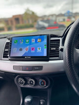 Extnix Mitsubishi Lancer CJ Apple CarPlay Android Auto Infotainment System Rockford Compatible headunit  right side 
