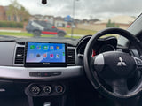 Extnix Mitsubishi Lancer CJ Apple CarPlay Android Auto Infotainment System Rockford Compatible headunit  dashboard view 