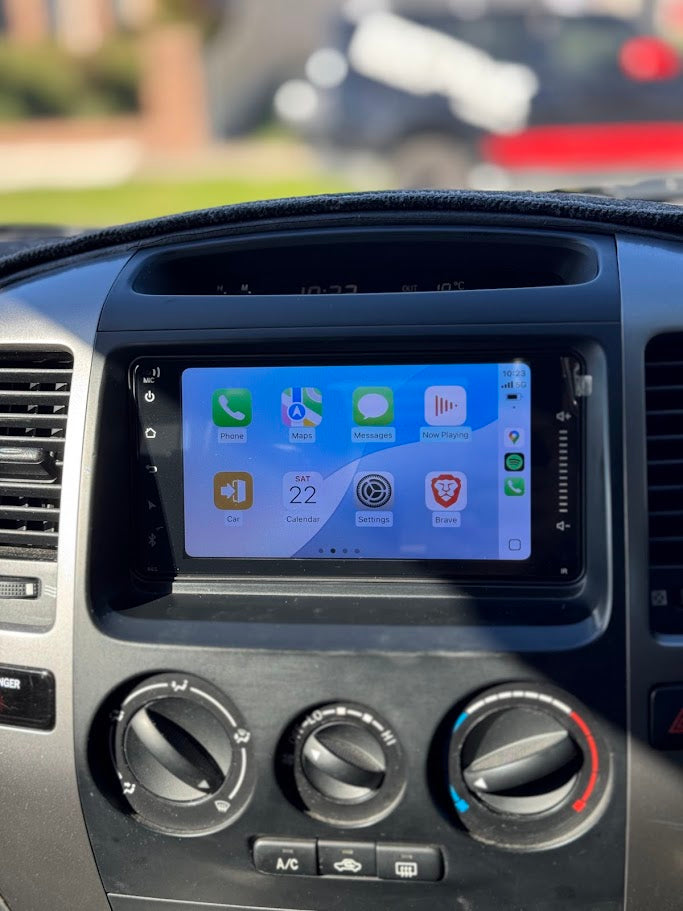 Extnix Wireless Apple CarPlay Android Auto Infotainment System Headunit Upgrade for Toyota Prado 120 Series