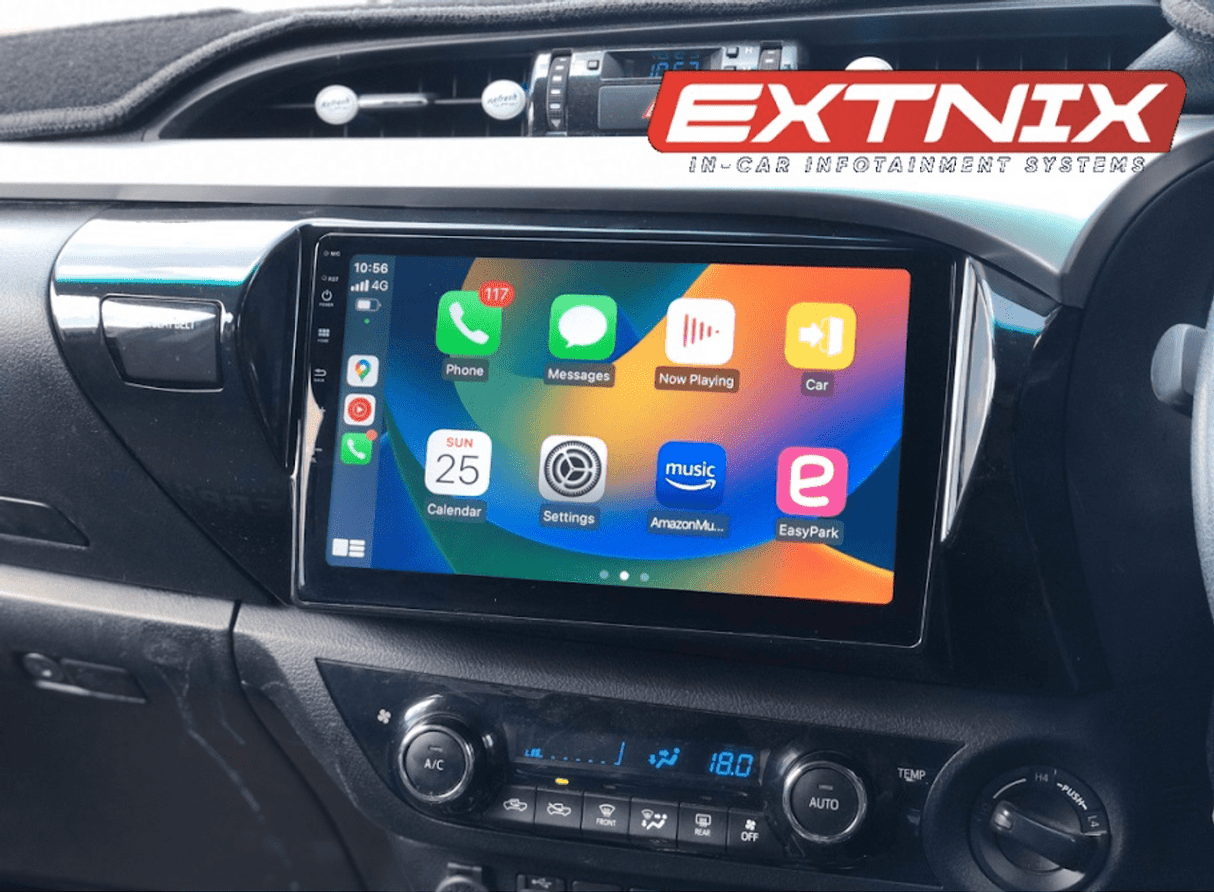Wireless Apple Carplay Head unit Upgrade to suit Toyota Hilux N80 | Extnix - EXTNIX
