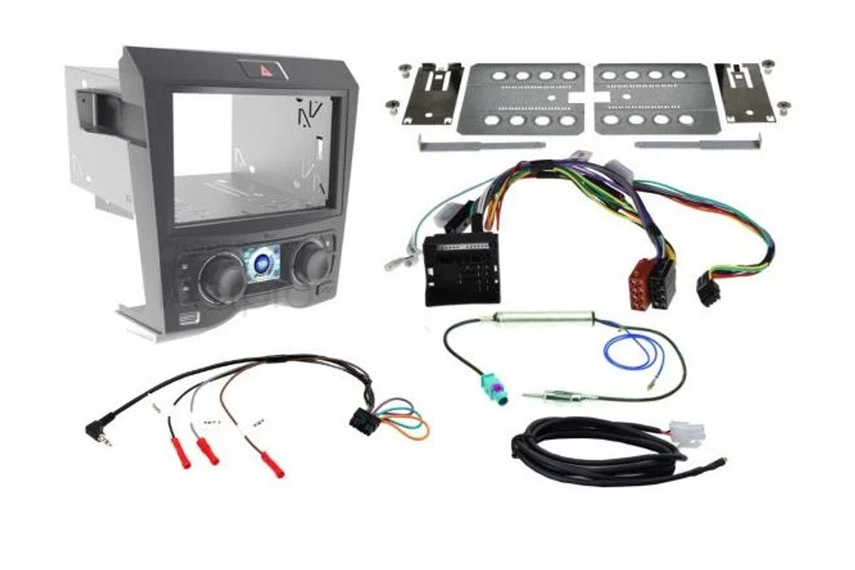 Aerpro FP9350BK Double DIN Installation Kit Black fits Holden Commodore 06-11 VE Series 1 Single Zone A/C