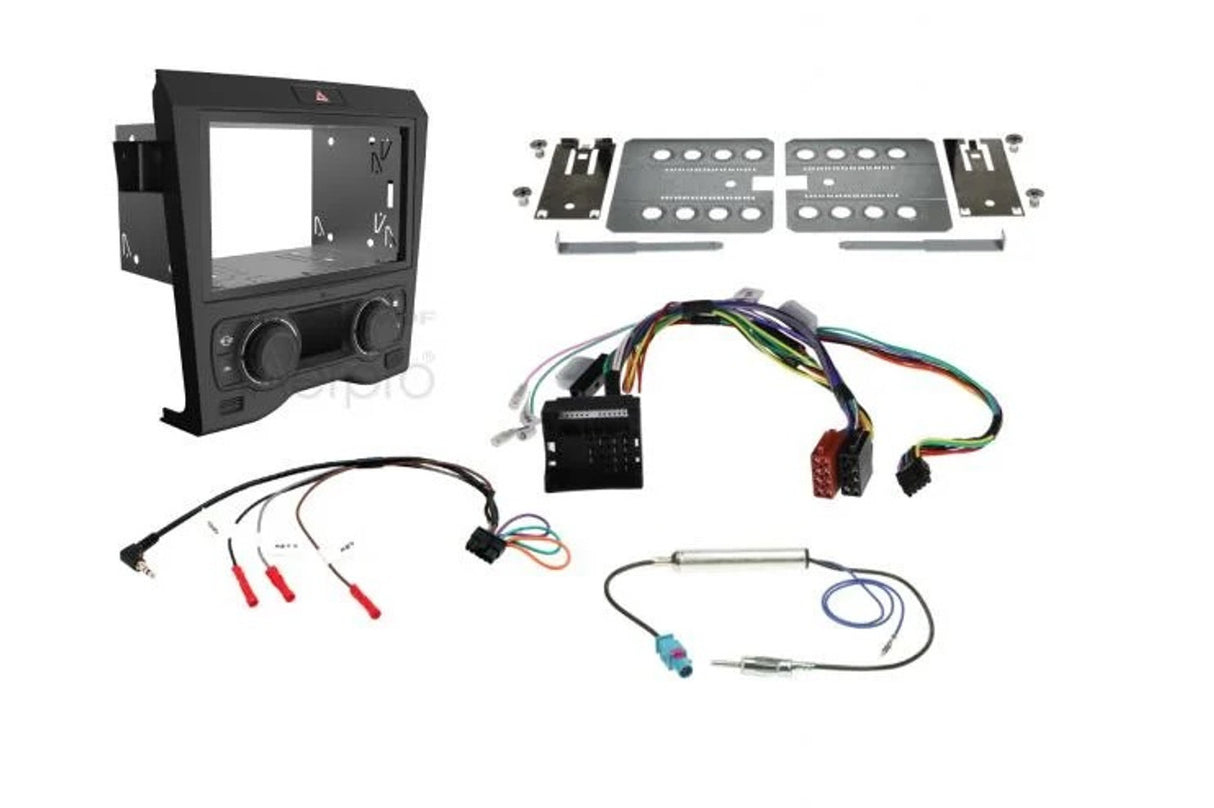 Aerpro FP9450GK Head Unit Install Kit Grey fits Holden Commodore VE Series 1 Dual Zone A/C