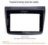 EXTNIX Mitsubishi Triton ML MN 2006-2015 Fascia Frame for 9” Android Systems