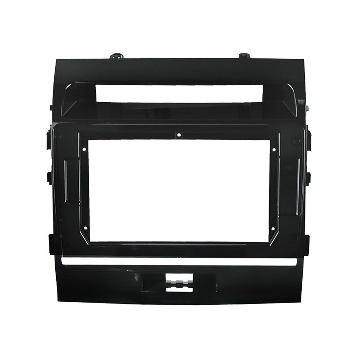 Toyota Landcruiser 200 Series Fascia Frame for 10.1” Screens Matte Black