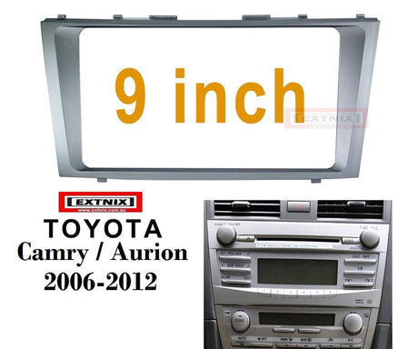 EXTNIX TOYOTA CAMRY Aurion 2006-2011 Fascia Frame for 9” Android Stereo