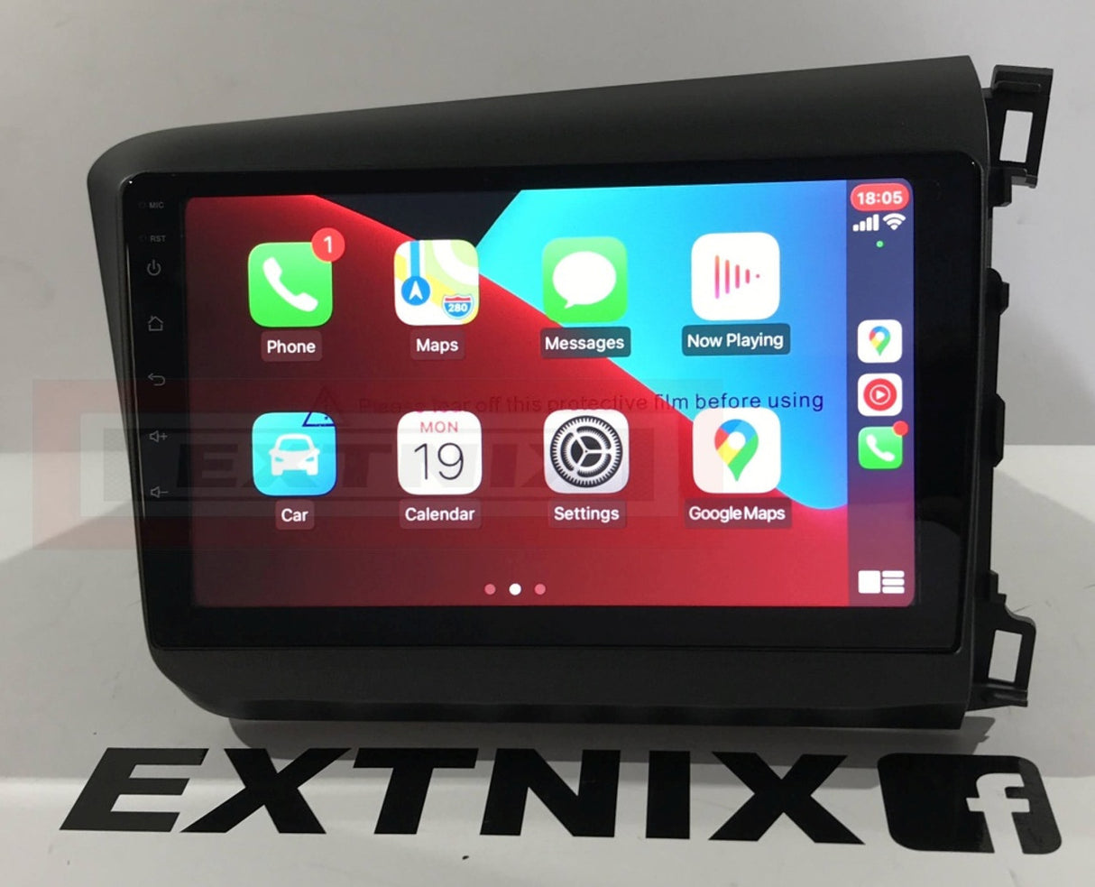 Extnix Honda Civic 2012-2015 Sedan Carplay Android 10 Multimedia Infotainment System