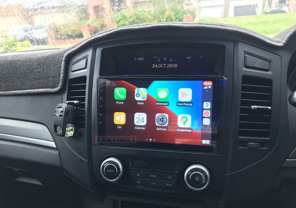 Premium Mitsubishi PAJERO Apple CarPlay Android Auto Infotainment System Rockford Compatible