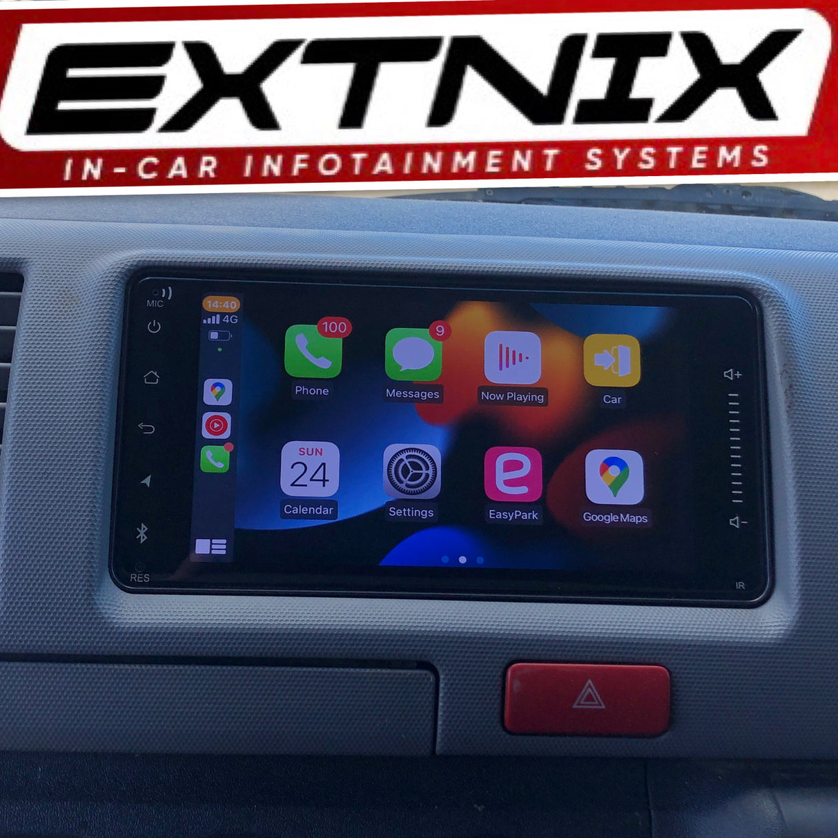 EXTNIX Universal Toyota 7" Wireless Apple CarPlay Android Auto Infotainment System 2003 - 2011 models