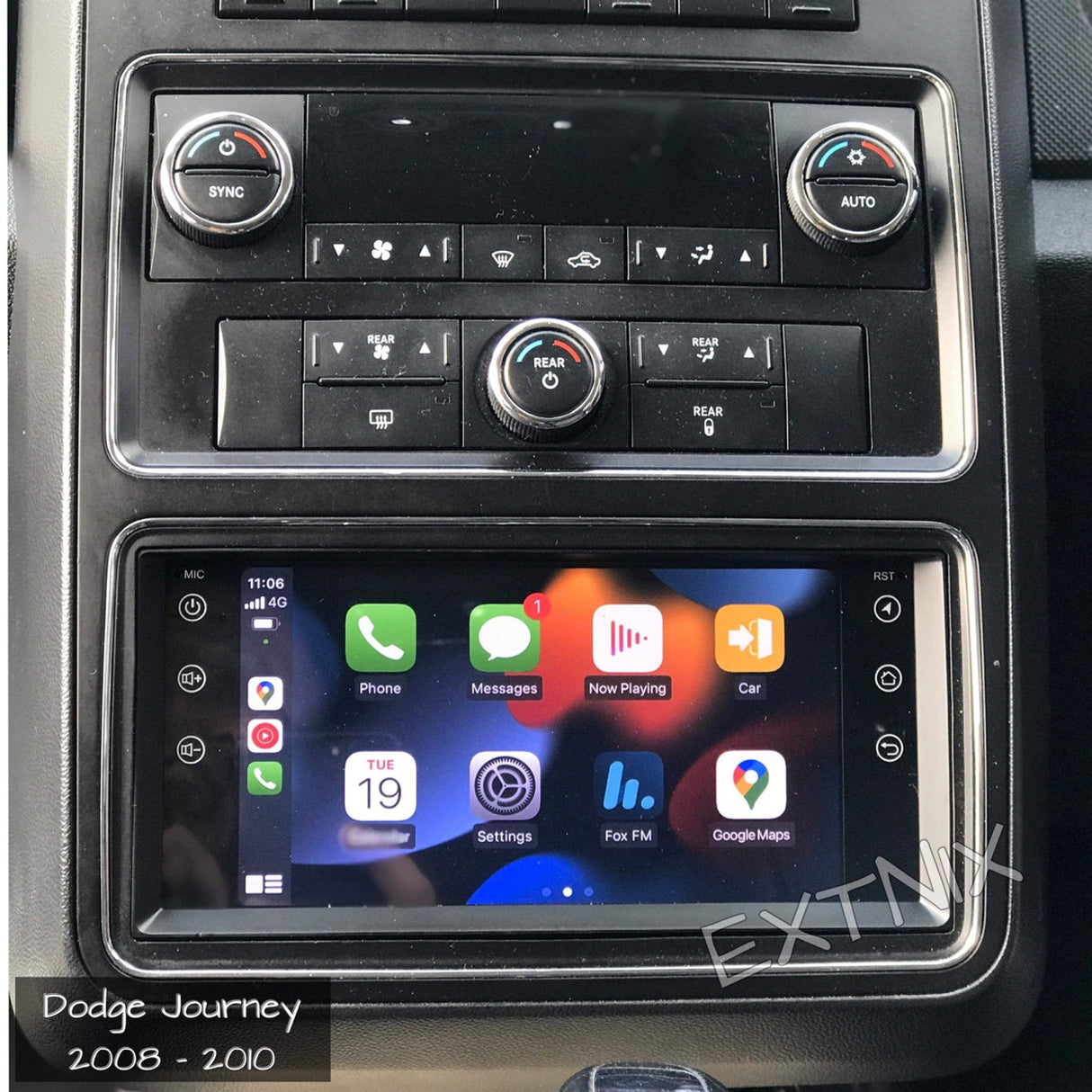 Extnix Jeep / Dodge / Chrysler Apple CarPlay Android Auto Infotainment System