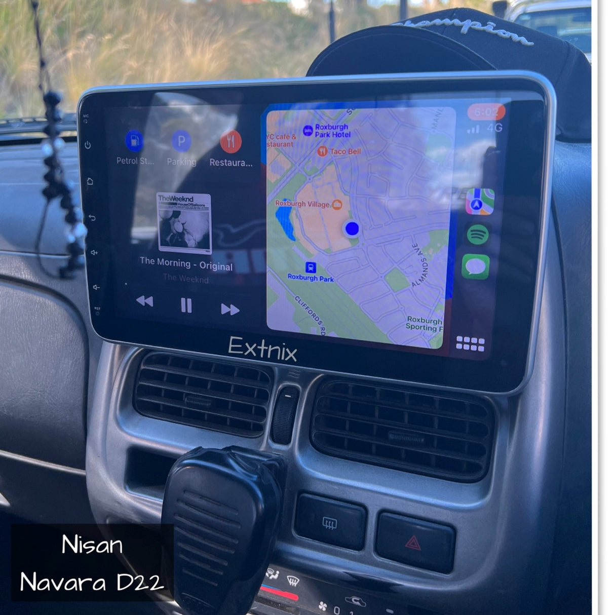 EXTNIX Nissan Navara D40 D22 Patrol GU Pathfinder R51 Apple CarPlay Android Infotainment System