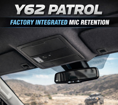 Nissan Patrol Y62 Factory MIC Retention with Aftermarket Headunit