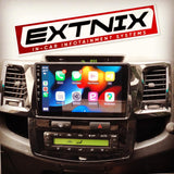 Extnix Premium Wireless Carplay Upgrade for Toyota Hilux N70 Infotainment System - Digital climate control