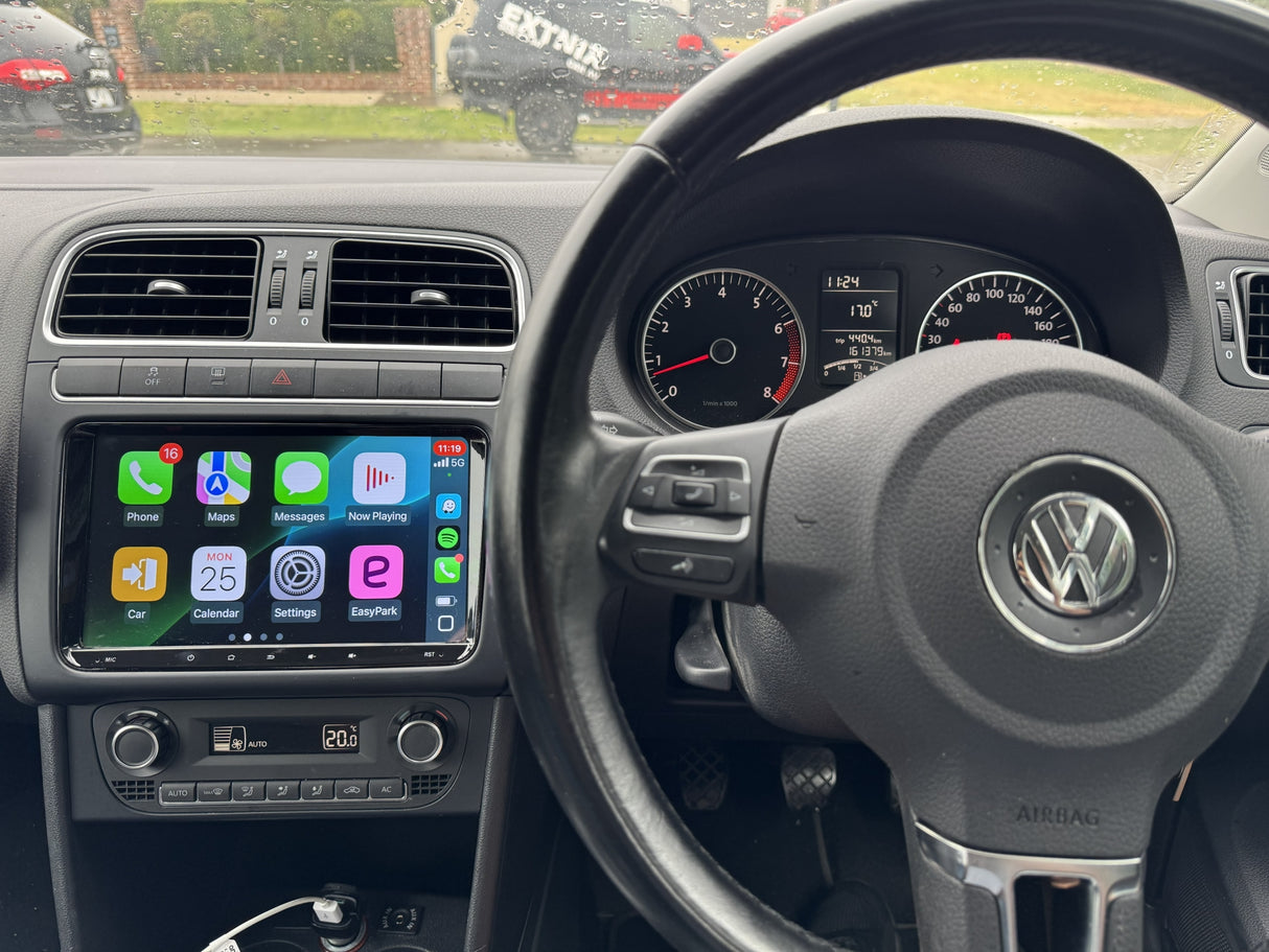 Extnix Premium Wireless Apple CarPlay Android Auto Infotainment System for Volkswagen, Seat & Skoda