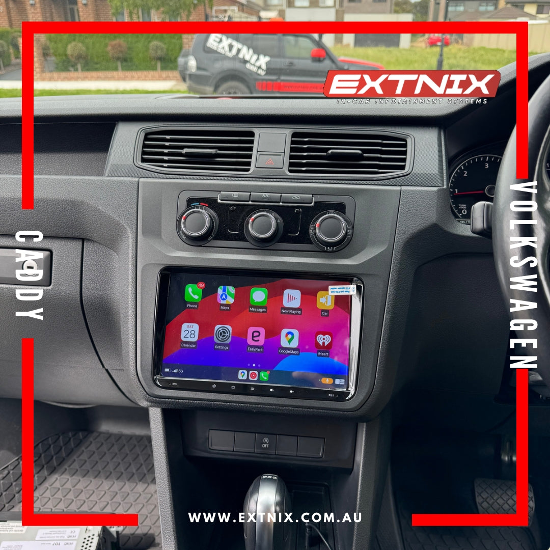 Extnix Premium Wireless Apple CarPlay Android Auto Infotainment System for Volkswagen, Seat & Skoda