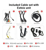 extnix infotanment system cable set