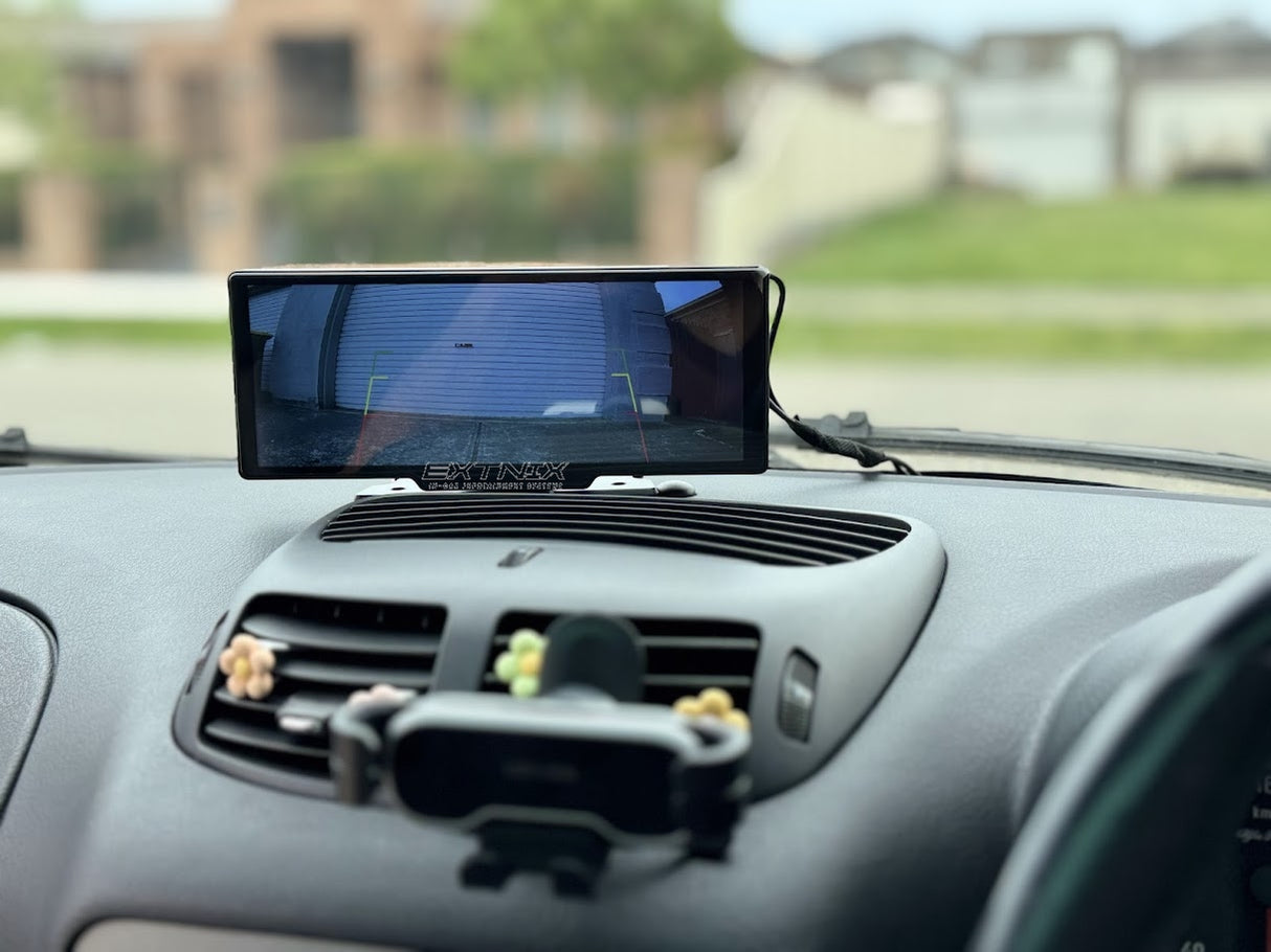 Universal Wireless Apple CarPlay Android Auto 10.26" Dashboard Mounting System with Reverse Camera