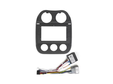 EXTNIX 10 Inch Fascia Dash Plate Panel For Jeep Compass and Patriot 2010-2016 - EXTNIX